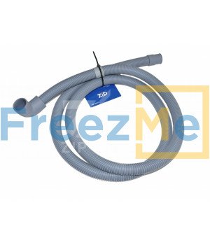 Шланг слива воды ПММ INDESIT, ARISON (L=2000mm, Г-образный, d=21mm, D=30mm), зам. C00054869