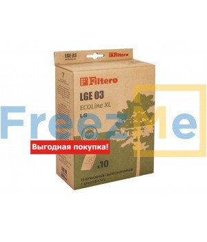 Filtero LGE 03 (10+фильтр) ECOLine XL, бумажные пылесборники