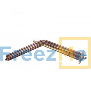 ТЭН RF64, 2,0 кВт (1,0+1,0), L 295мм, медь, O64, клеммы под винт, 220В, 1 трубка термостата (210мм), М4 под анод, для горизонтальных водонагревателей