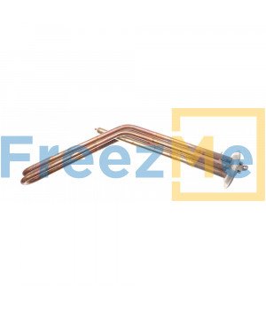 ТЭН RF64, 2,0 кВт (1,0+1,0), L 295мм, медь, O64, клеммы под винт, 220В, 1 трубка термостата (210мм), М4 под анод, для горизонтальных водонагревателей