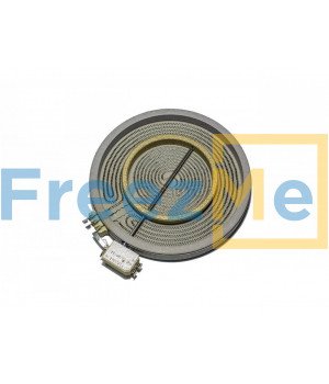 Конфорка электрическая стеклокерамика 2х зонная 2200/700W D=210/120мм, зам. C00339918